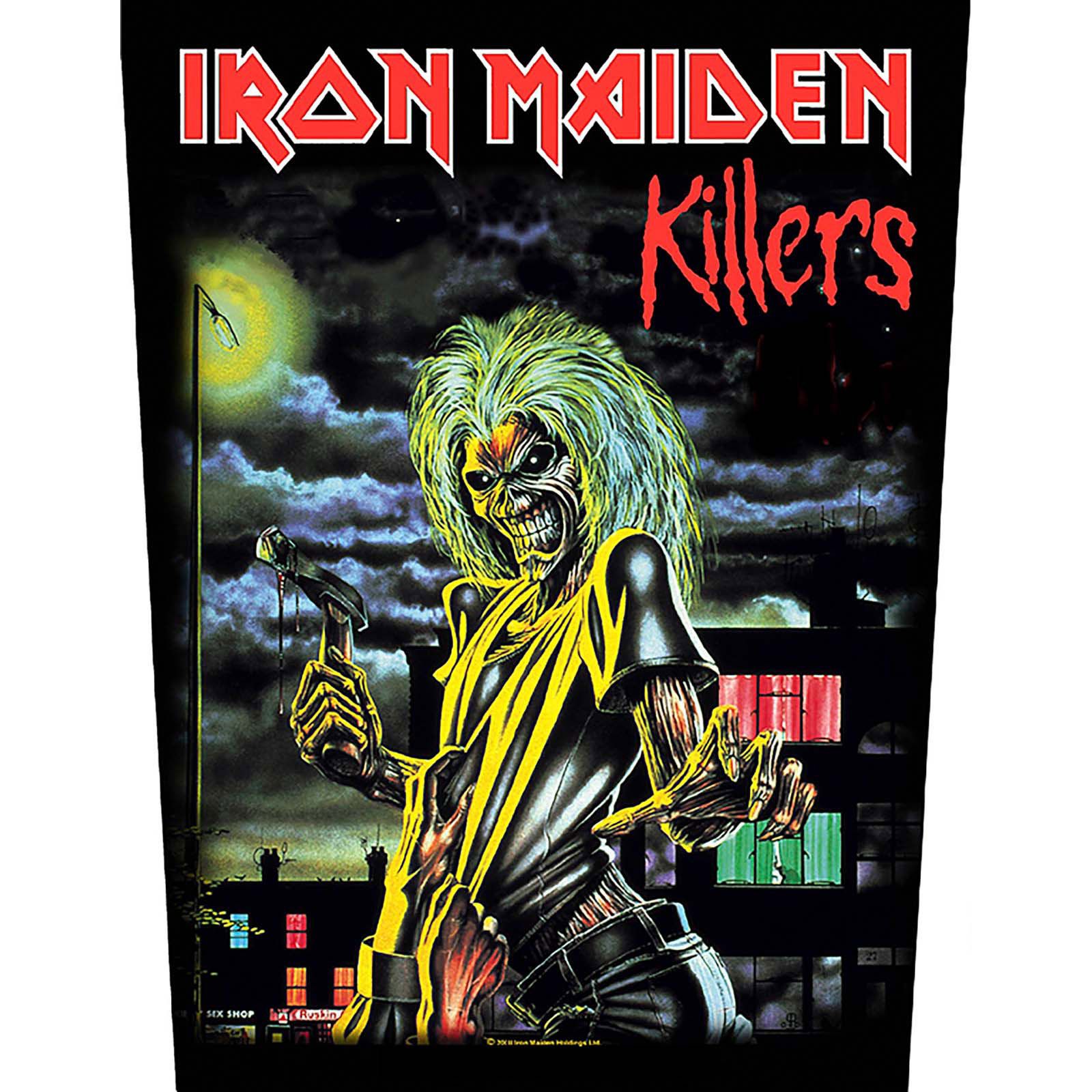 IRON MAIDEN: Killers Back Patch (ryggmärke)