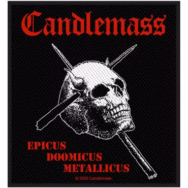 CANDLEMASS: Epicus Doomicus Metallicus Standard Patch (tygmärke)