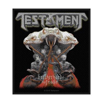 TESTAMENT: Brotherhood Of The Snake Standard Patch (tygmärke)