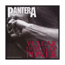 PANTERA: Vulgar Display Of Power Standard Patch (tygmärke)
