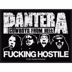 PANTERA: Fucking Hostile Standard Patch (tygmärke)