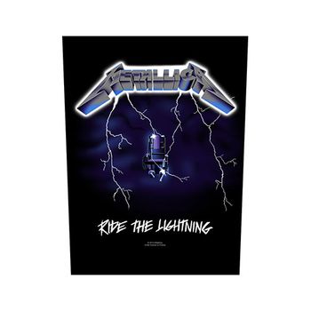 METALLICA: Ride The Lightning Back Patch (ryggmärke)