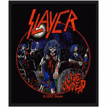SLAYER: Live Undead Standard Patch (tygmärke)