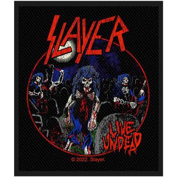 SLAYER: Live Undead Standard Patch (tygmärke)