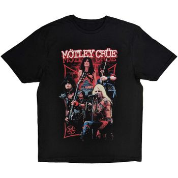 MÖTLEY CRUE: Live Montage Red T-shirt (black)