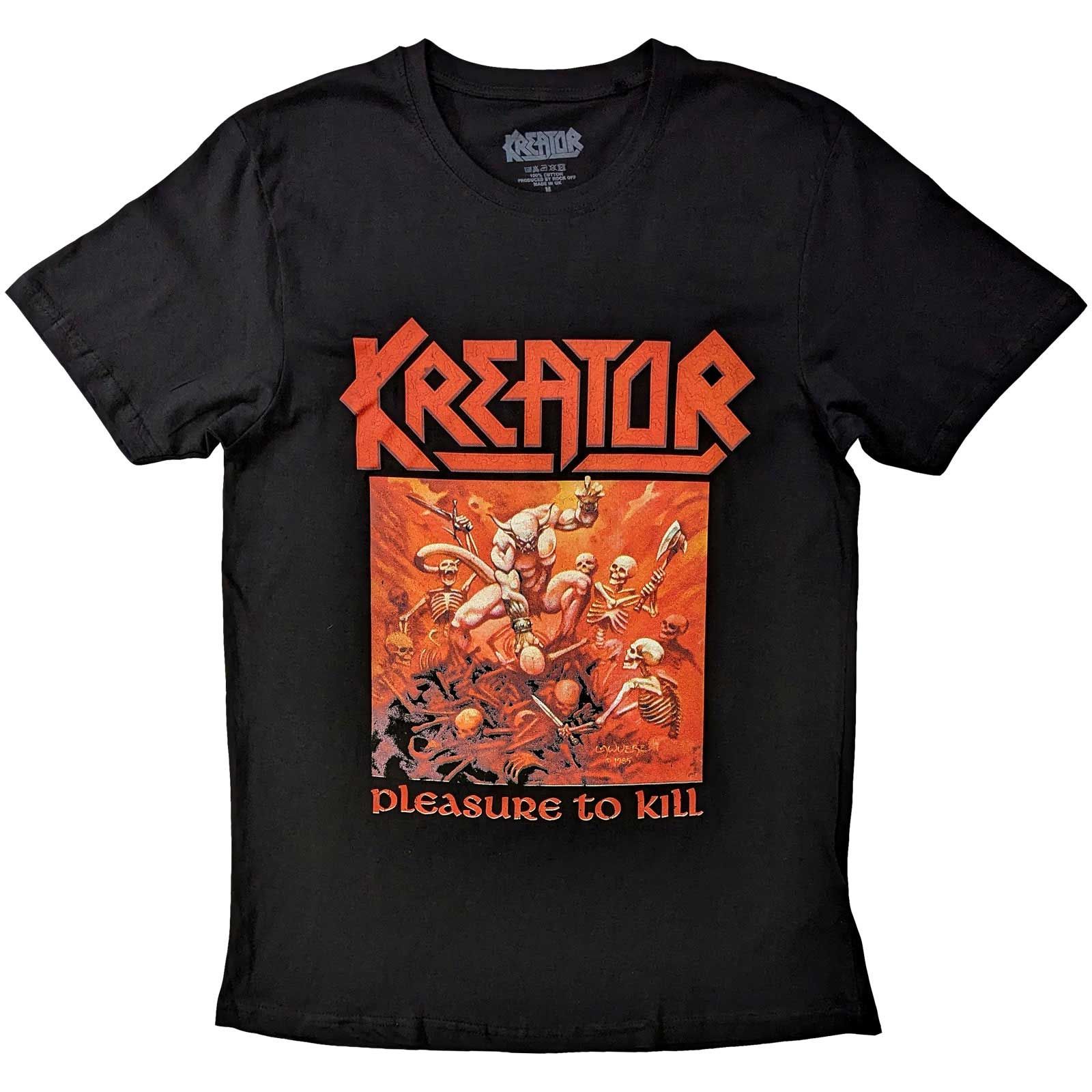 KREATOR: Pleasure To Kill (back print) T-shirt (black)