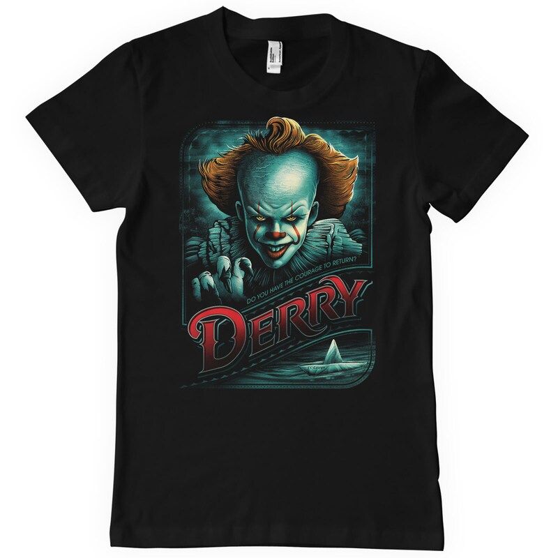 IT: Pennywise in Derry T-shirt (black)