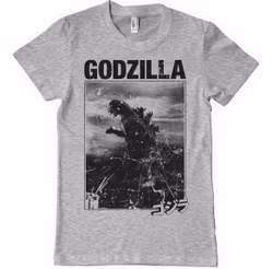 GODZILLA: Vintage T-shirt (h.grey)