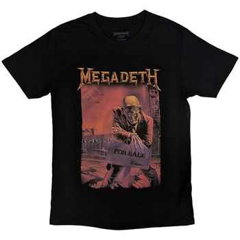 MEGADETH: Peace Sells Album Cover (back print) T-shirt (black)