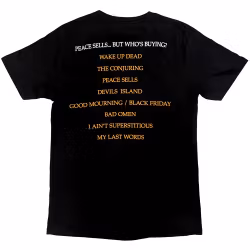 MEGADETH: Peace Sells Album Cover (back print) T-shirt (black)