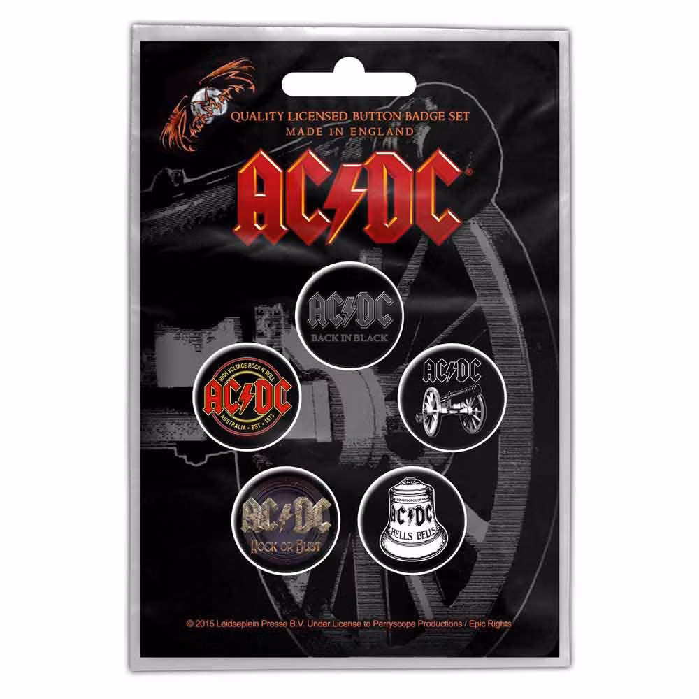 AC/DC: For Those About To Rock Button Badge Pack