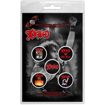 DIO: We Rock Button Badge Pack