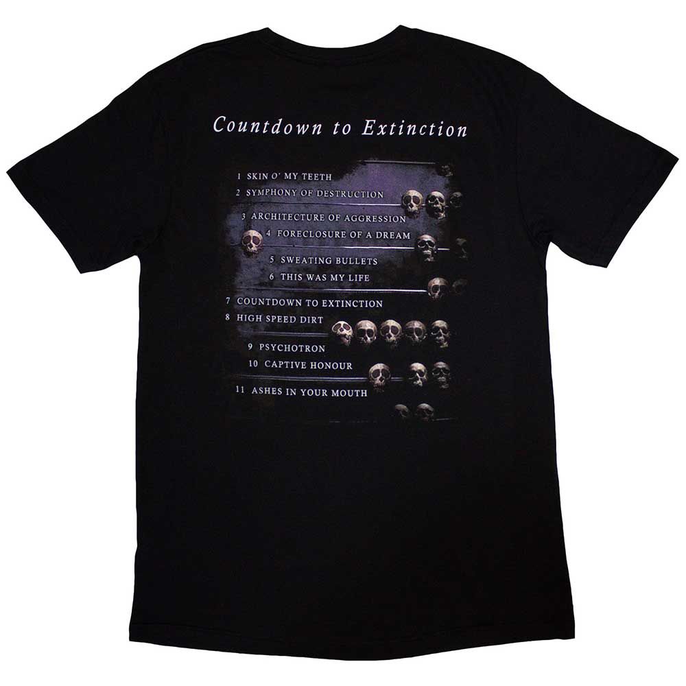 MEGADETH: Countdown (back print) T-shirt (black)