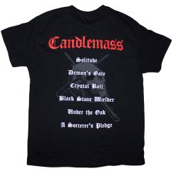 CANDLEMASS: Epicus Doomicus Metallicus (Back Print) T-shirt (black)