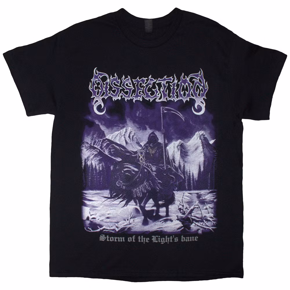 DISSECTION: Storm Of The Light's Bane (Back Print) T-shirt (black)