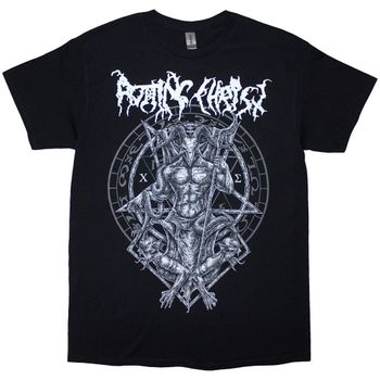 ROTTING CHRIST: Hellenic Black Metal Legions (Back Print) T-shirt (black)