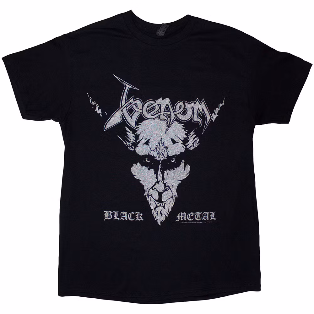 VENOM: Black Metal (Back Print) T-shirt (black)