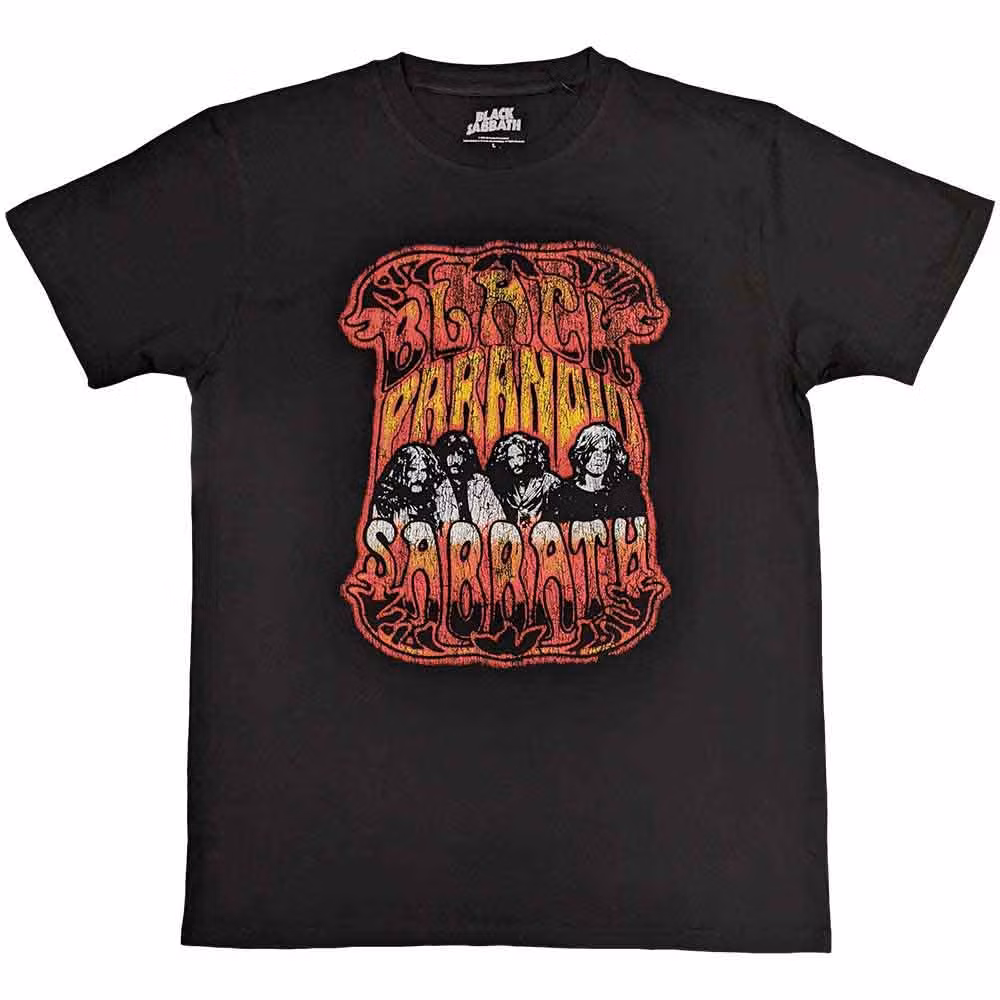 BLACK SABBATH: Paranoid Psych T-shirt (black)