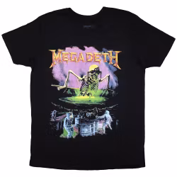 MEGADETH: Contaminated (back print) T-shirt (black)