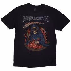 MEGADETH: Youthanasia Flames T-shirt (black)