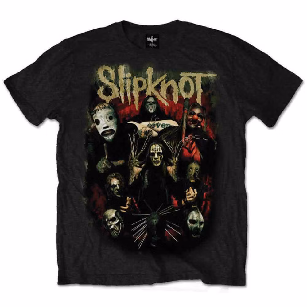 SLIPKNOT: Come Play Dying (Back Print) T-shirt (black)