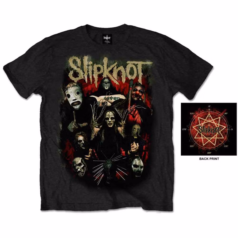SLIPKNOT: Come Play Dying (Back Print) T-shirt (black)
