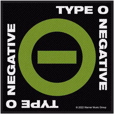 TYPE O’NEGATIVE: Negative Symbol Standard Patch (tygmärke)