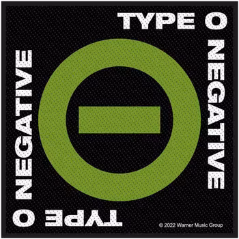 TYPE O’NEGATIVE: Negative Symbol Standard Patch (tygmärke)