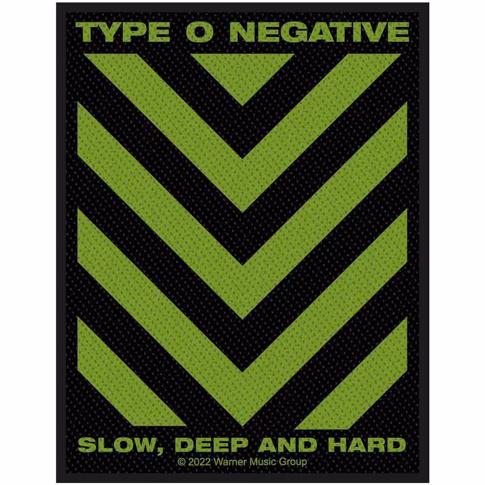 TYPE O’NEGATIVE: Slow, Deep & Hard Standard Patch (tygmärke)