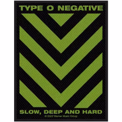 TYPE O’NEGATIVE: Slow, Deep & Hard Standard Patch (tygmärke)