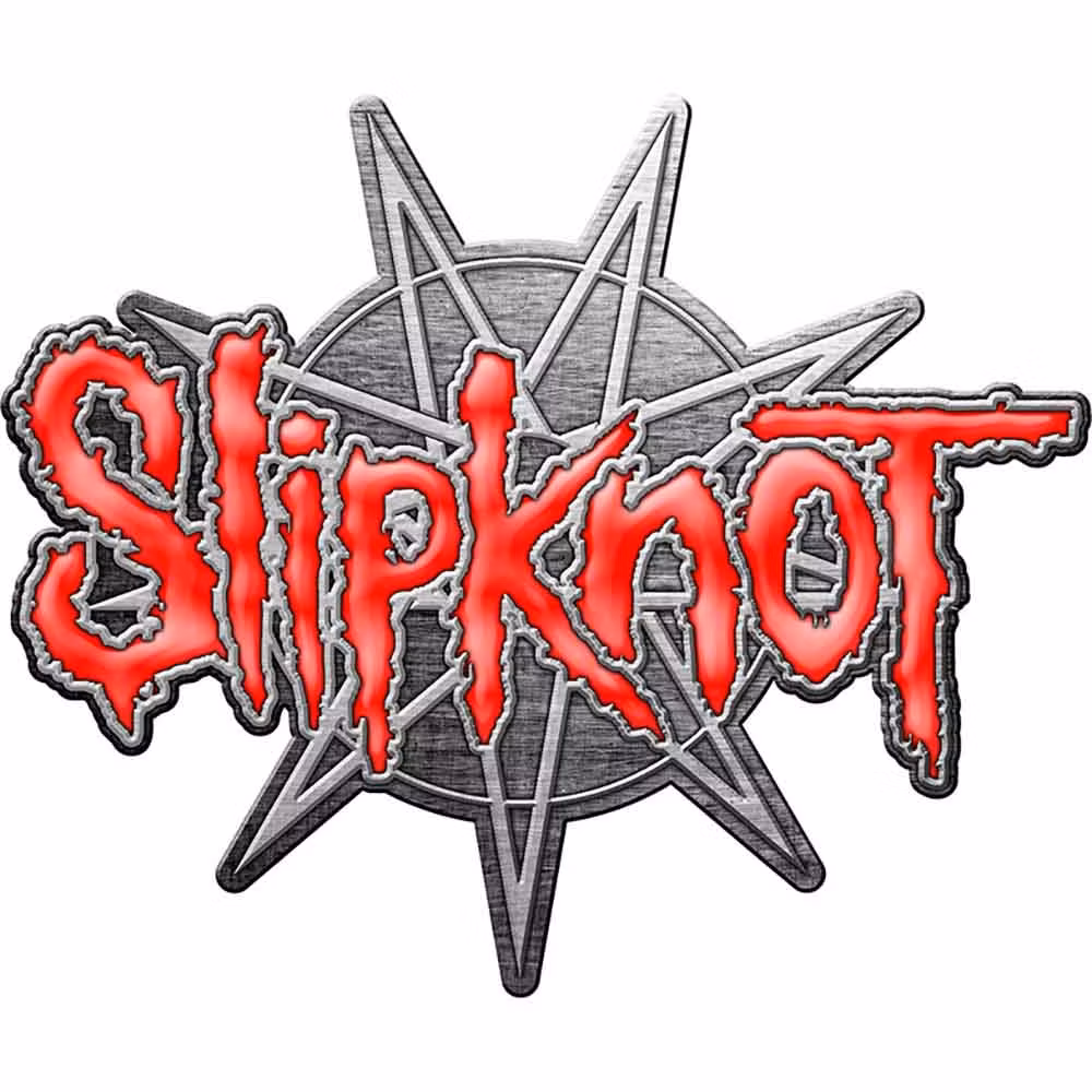 SLIPKNOT: 9 Pointed Star Pin Badge