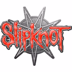 SLIPKNOT: 9 Pointed Star Pin Badge