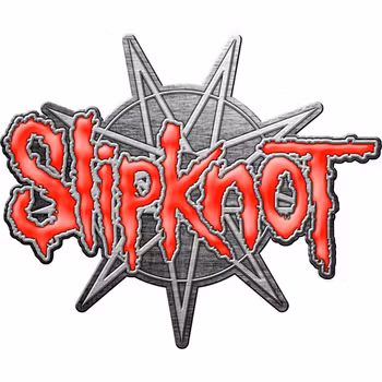 SLIPKNOT: 9 Pointed Star Pin Badge