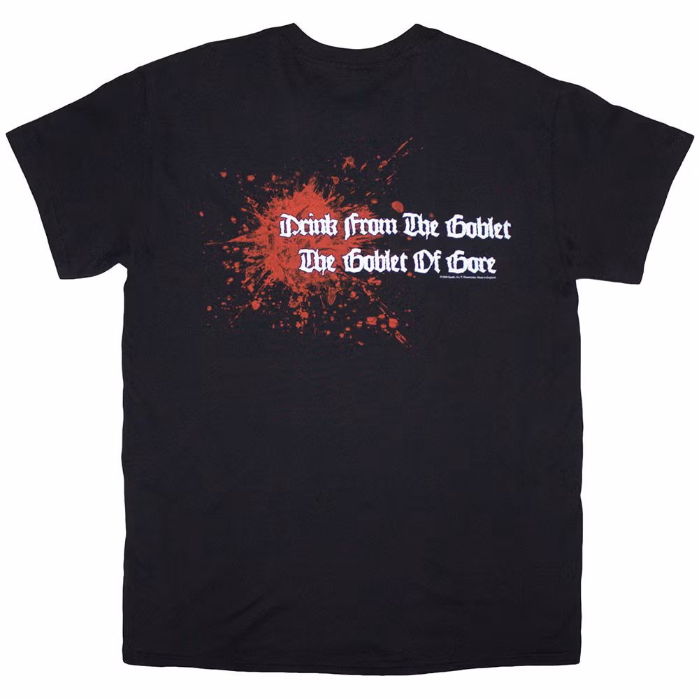 DEATH: Scream Bloody Gore (Back Print) T-shirt (black)