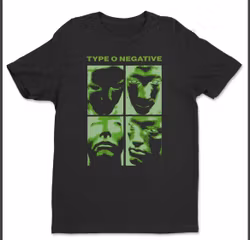 TYPE O’NEGATIVE: Faces T-Shirt (Black)