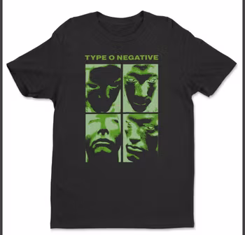 TYPE O NEGATIVE: Faces T-Shirt (Black)