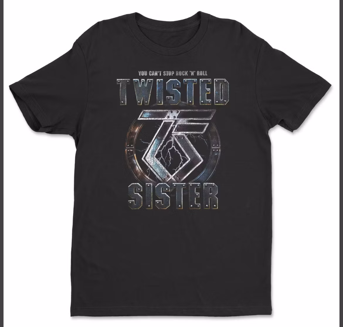 TWISTED SISTER: You Can’t Stop Rock’n’Roll T-Shirt (Black)