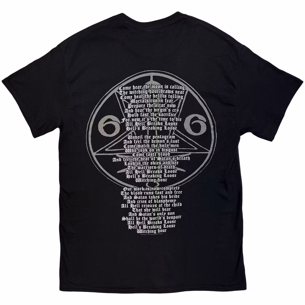 VENOM: Welcome To Hell (Back Print) T-shirt (black)