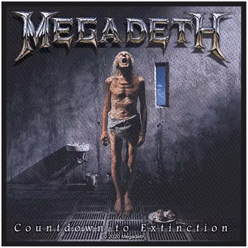 MEGADETH: Countdown To Extinction Standard Patch (tygmärke)