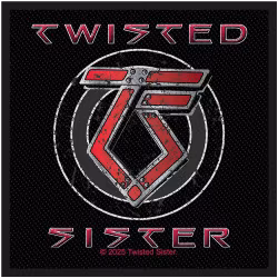 TWISTED SISTER: TS Logo Standard Patch (tygmärke)