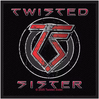 TWISTED SISTER: TS Logo Standard Patch (tygmärke)