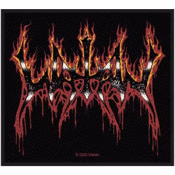 WATAIN: Flaming Logo Standard Patch (tygmärke)