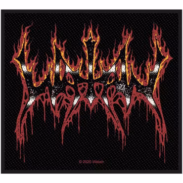 WATAIN: Flaming Logo Standard Patch (tygmärke)