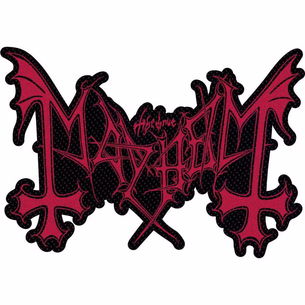 MAYHEM: Logo Cut Out Standard Patch (tygmärke)