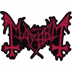 MAYHEM: Logo Cut Out Standard Patch (tygmärke)