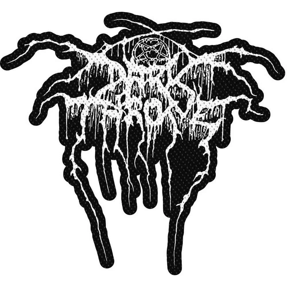 DARKTHRONE: Logo Cut Out Standard Patch (tygmärke)