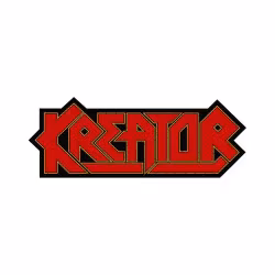 KREATOR: Logo Cut-Out Standard Patch (tygmärke)