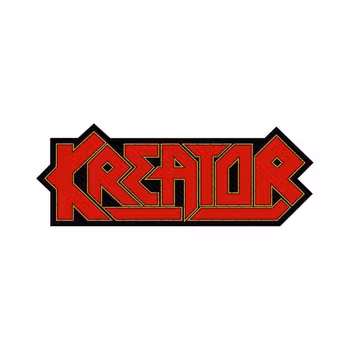 KREATOR: Logo Cut-Out Standard Patch (tygmärke)