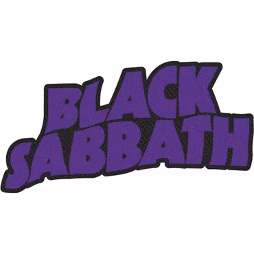 BLACK SABBATH: Logo Cut Out Standard Patch (tygmärke)
