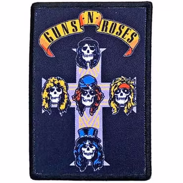 GUNS N' ROSES: Nightrain Cross Standard Patch (tygmärke)